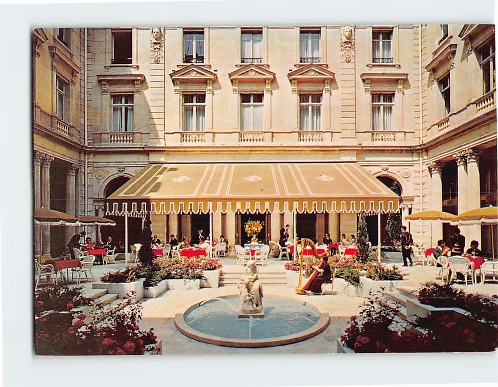 Postcard The Garden Court Hotel Inter Continental Paris France