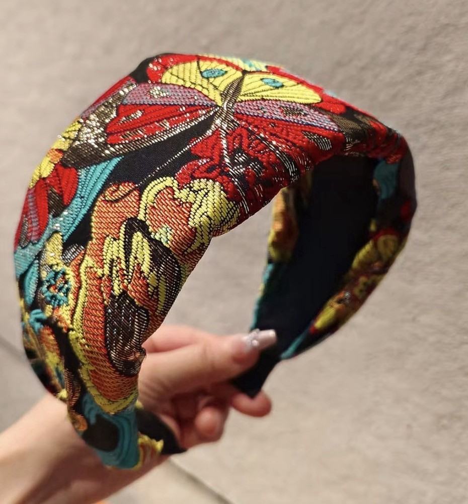 Butterfly Japanese Bohemian Style Wide Headband
