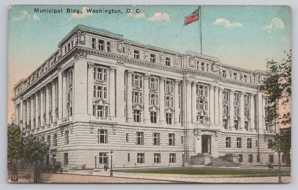 Municipal Building Washington DC Postcard