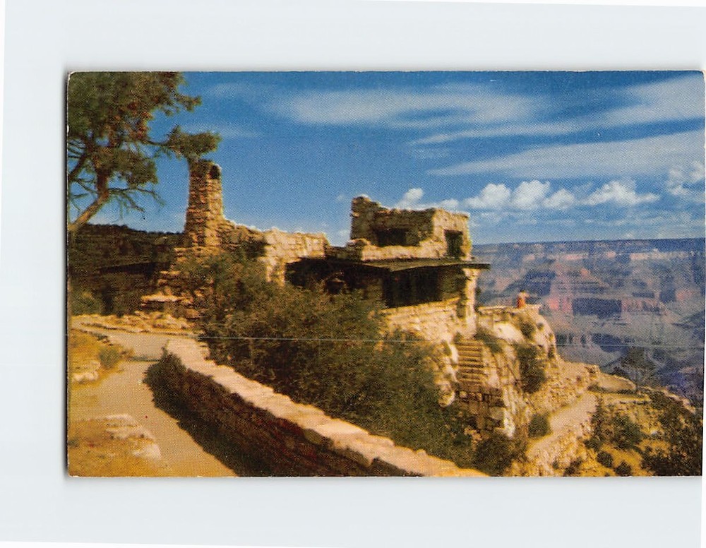 Postcard The Lookout Studio Grand Canyon National Park Arizona USA