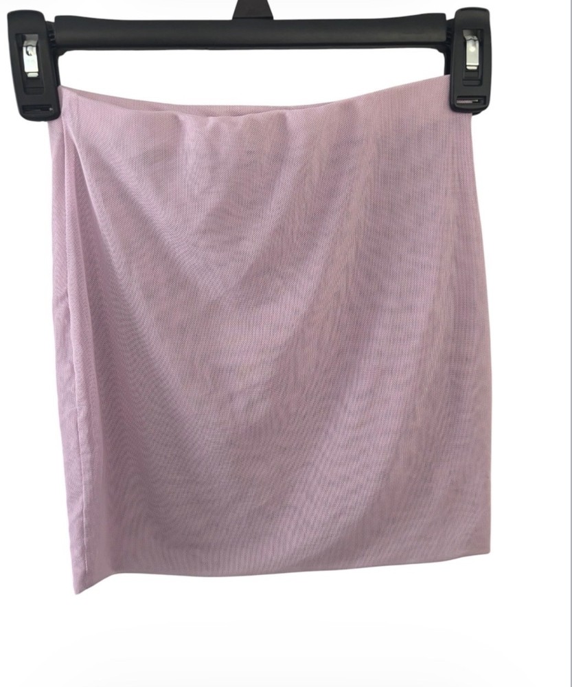 Fashion Nova Light Lilac Mesh mini Skirt
