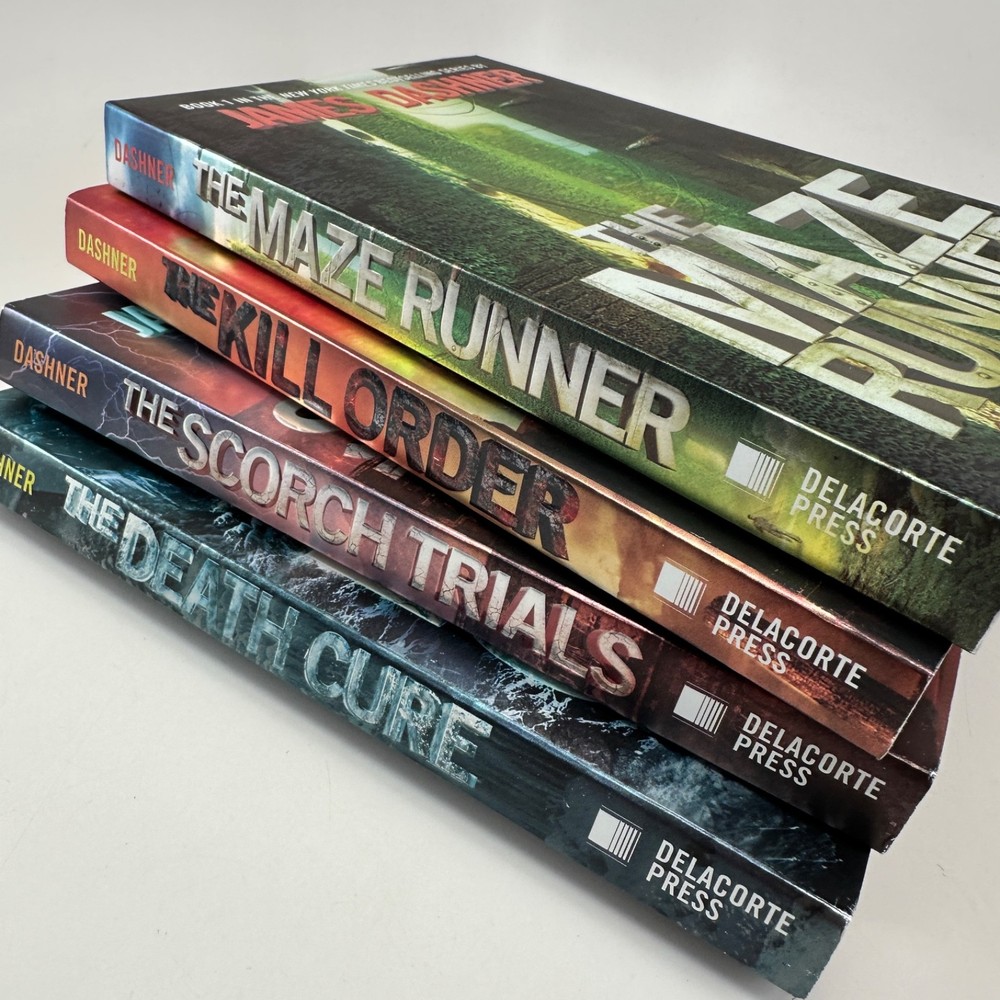 Lot of 4 James Dashner Maze Runner Series Books Softcover Boxed Set