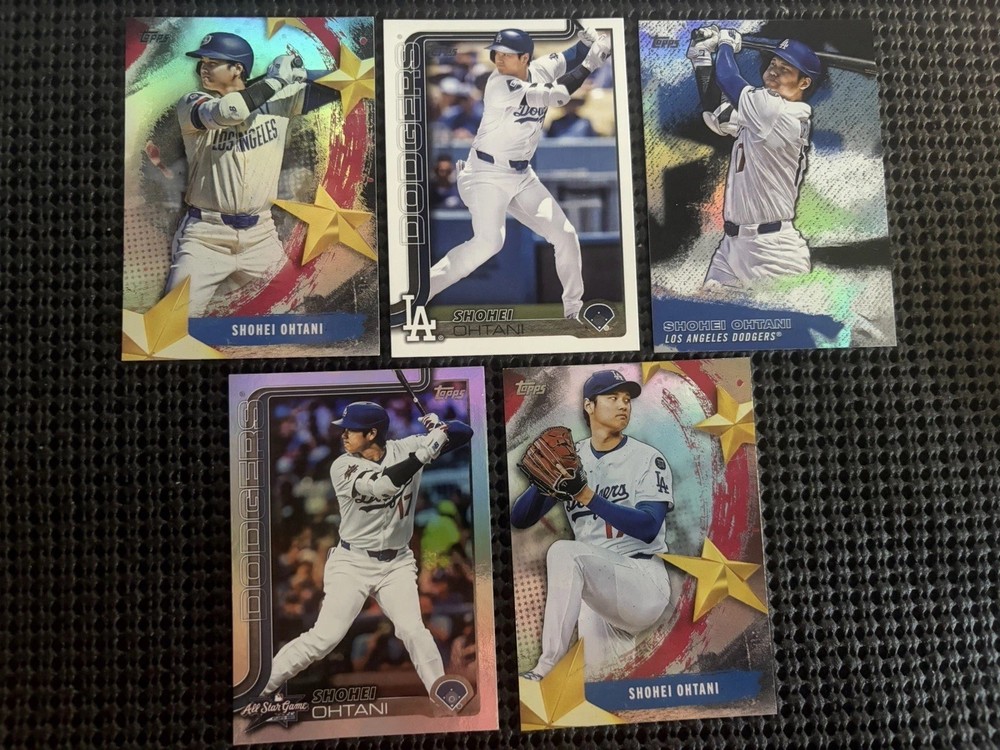 Shohei Ohtani Lot Of 5 Cards