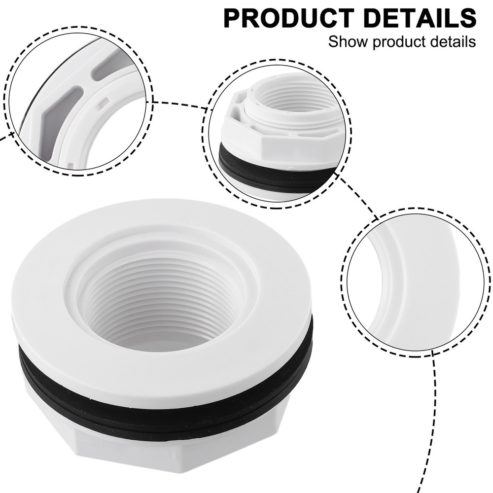 For Hayward Pool SP1023 Inlet Return Fitting Assembly Locknut & Gasket