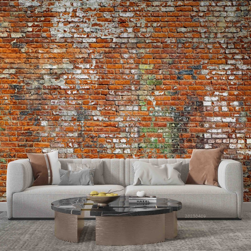 3D Brick Wall Building Texture Self-adhesive Removable Wallpaper Murals 5