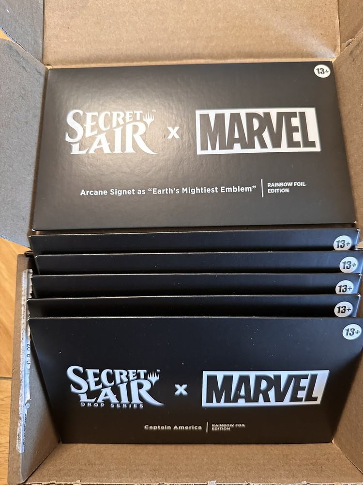 MTG Secret Lair Marvel The Astonishing Foil Bundle Limited Edition