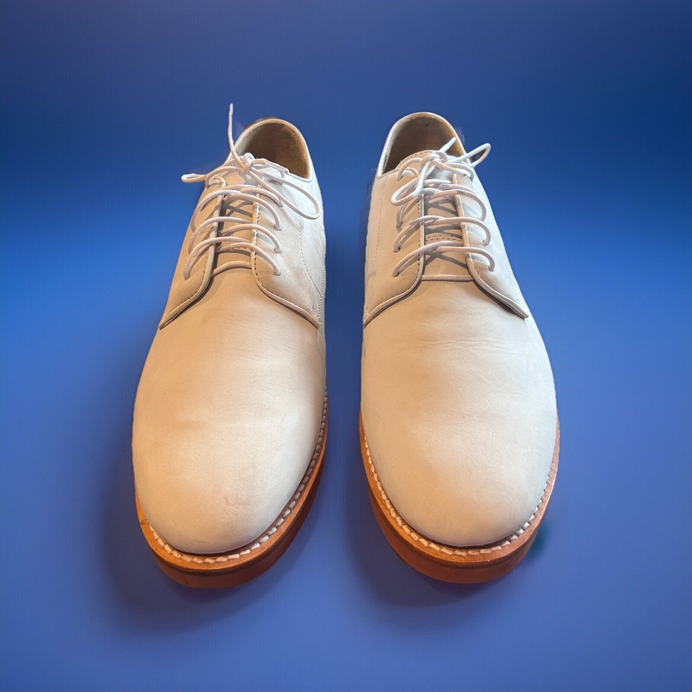 Brooks Brothers white bucks men's shoes size 13D  #100001935