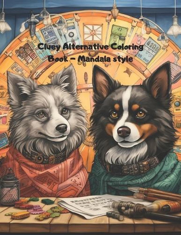 Cluey Alternative Coloring Book - Mandala style by Laura Lugo Paperback Book