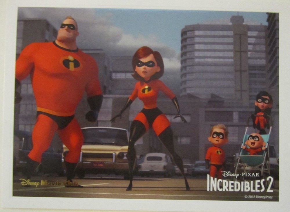 Incredibles 2 Lithograph Disney Movie Club Exclusive Limited Edition NEW