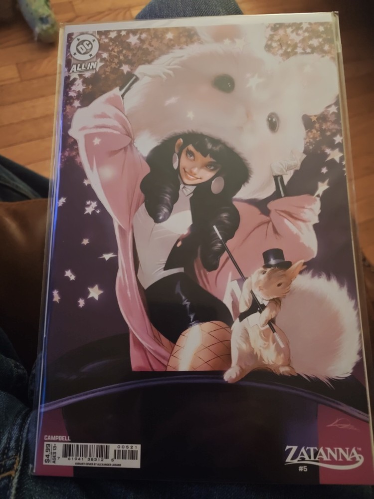 ZATANNA #5 ALEXANDER LOZANO VARIANT B 2025 DC comics rabbit bunny furry campbell
