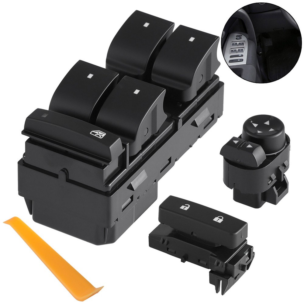 For 2007-2013 Chevy Silverado GMC Sierra Window Control Door Lock Mirror Switch