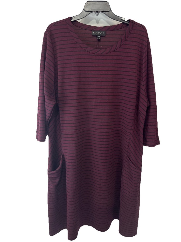 Lane Bryant Fall Winter A Line Dress Pockets 3/4 Sleeve Bring UR BOOTS 👢 22/24