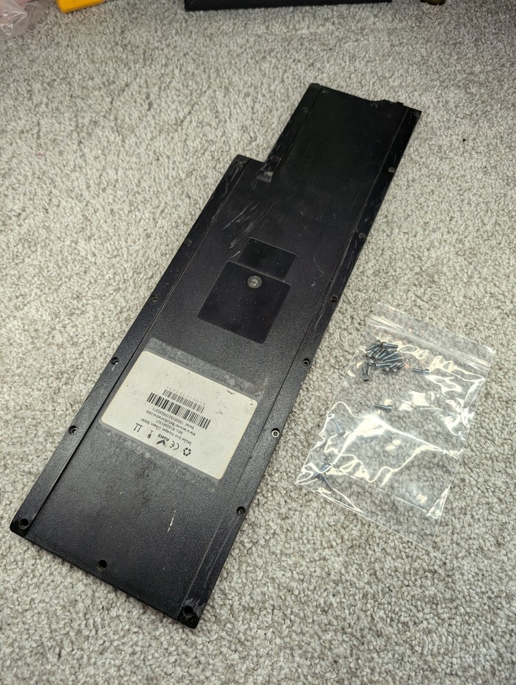 Unagi Voyager replacement bottom skid plate/battery cover with screws