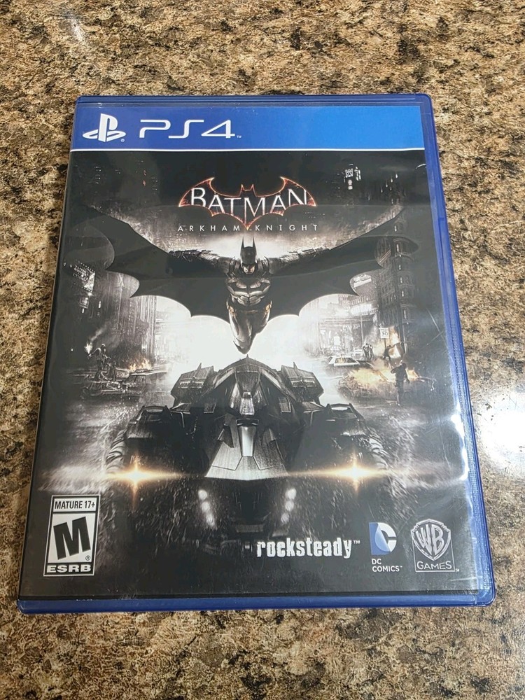 PS4 Batman: Arkham Knight (Sony PlayStation 4 Check Photos Disc Is Mint