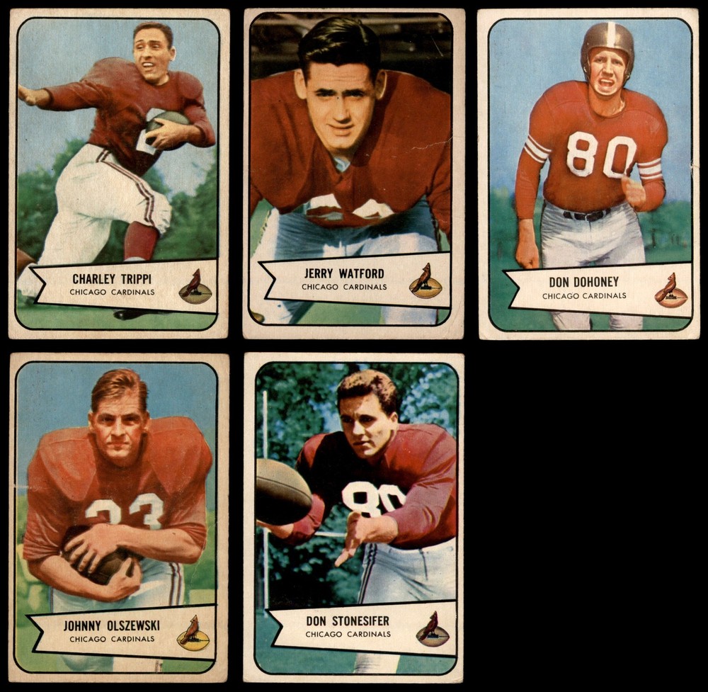 1954 Bowman Cardinals Near Team Set Cardinals-FB 2.5 - GD+ 7168651 (5 / 7 cards)