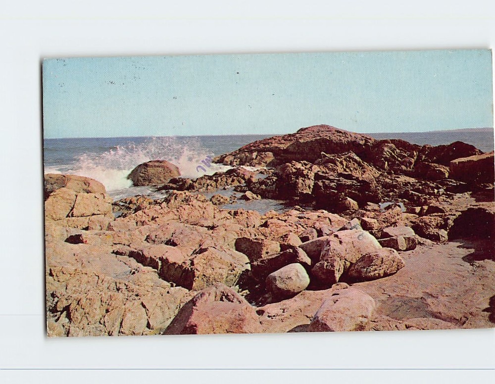 Postcard Red Rock Lynn Massachusetts USA North America