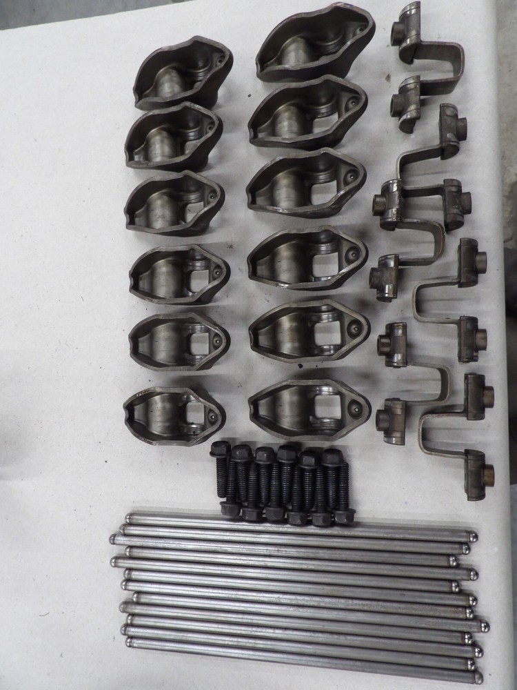 Jeep 4.0L 6 Cylinder Engine Rocker Arms Set Pushrods Cherokee Wrangler YJ TJ