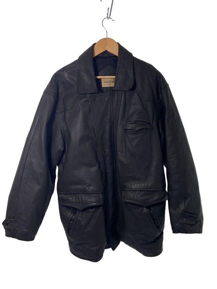 Military Jacket/-/Leather/Brd/Plain// 3504