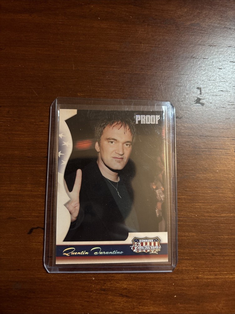Quentin Tarantino 2008 Donruss Americana II #109 Gold Proof /500