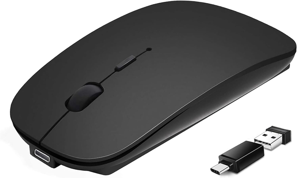Wireless Bluetooth Mouse USB-C for MacBook iMac Laptop Desktop