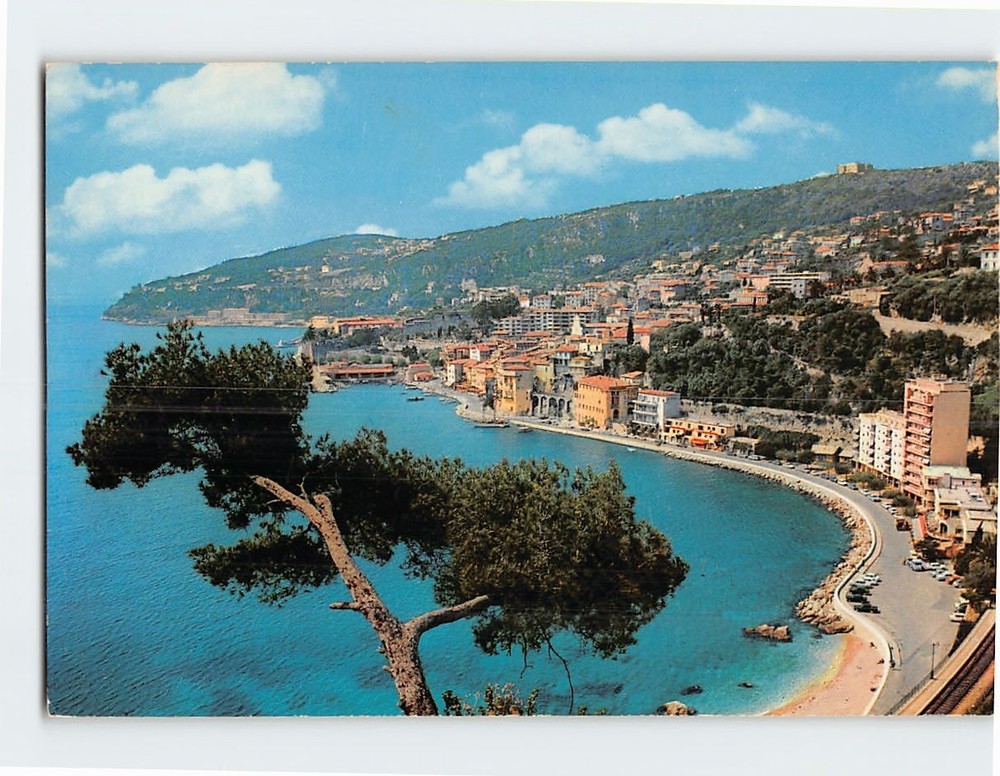 Postcard La Promenade Villefranche-sur-Mer France