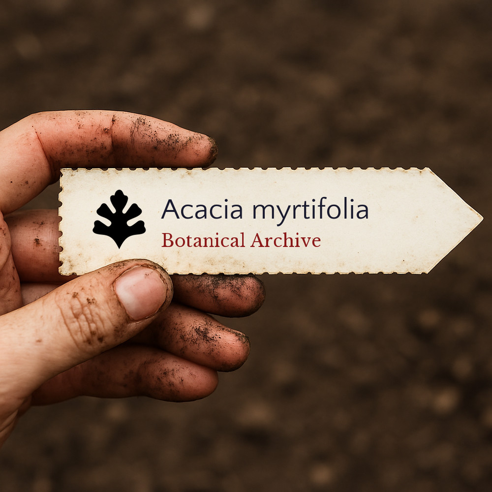 Acacia myrtifolia | Myrtle Wattle Red Stem Wattle | 10 SEEDS - Myrtle wattle | R