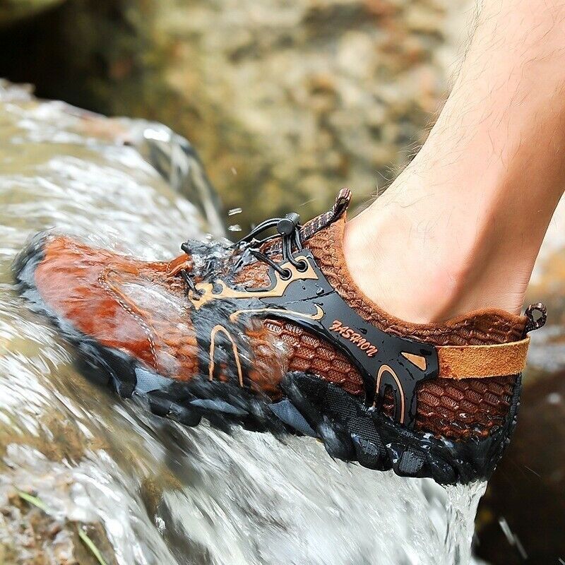 Men Non-Slip Breathable Outdoor Sneakers for Hiking & Water Sports
