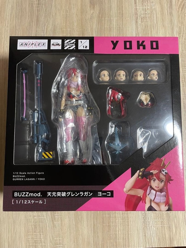 BUZZmod. Yoko Littner 1/12 Fully Articulated Figure New Unopened japan aniplex