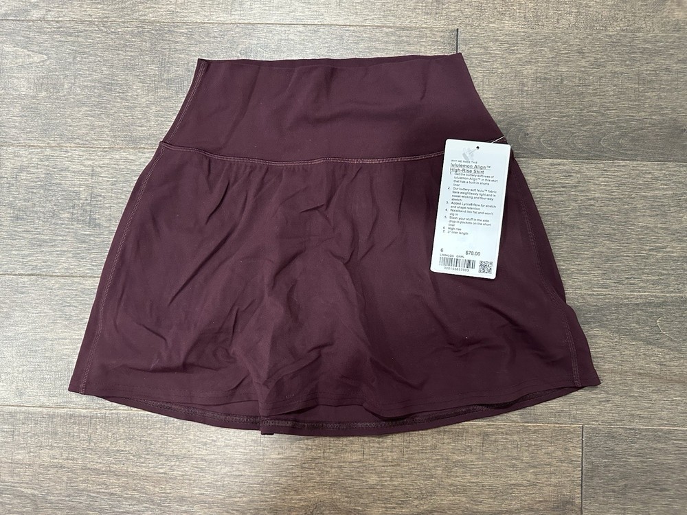 Lululemon Align Women's High-Rise Skirt Size 6