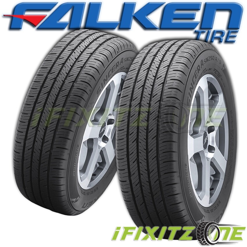 2 Falken Sincera SN250 A/S All-Season 215/45R17 87V SL Tire 75000 mile Warranty