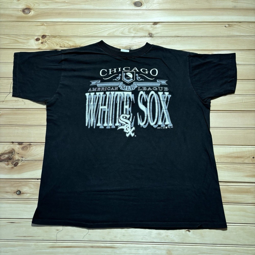 Vintage 90s Chicago White Sox MLB Baseball 1993 Single Stitch Shirt Size XL
