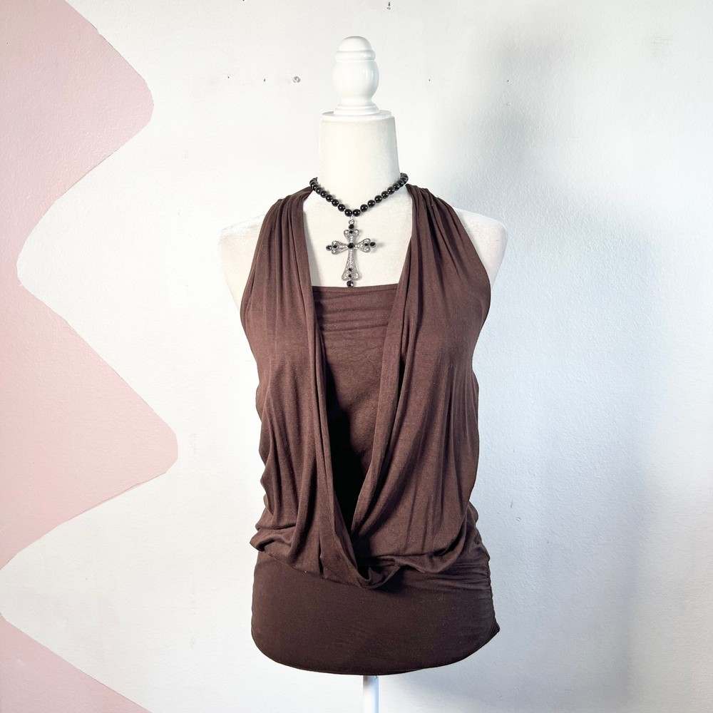 Vintage Y2k 90s Halter Top Sz XS Festival Y2K 2000s Fairycore