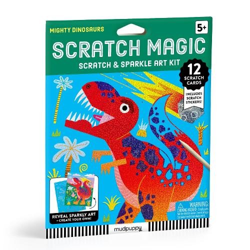 Mudpuppy Mighty Dinosaurs Scratch Magic: Scratch & Sparkle (Mixed Media Product)Another great item from Rarewaves USA | Free delivery!