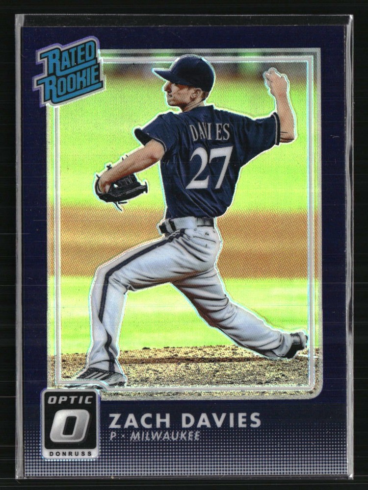 Zach Davies 2016 Donruss Optic #65 MLB Baseball Card RC