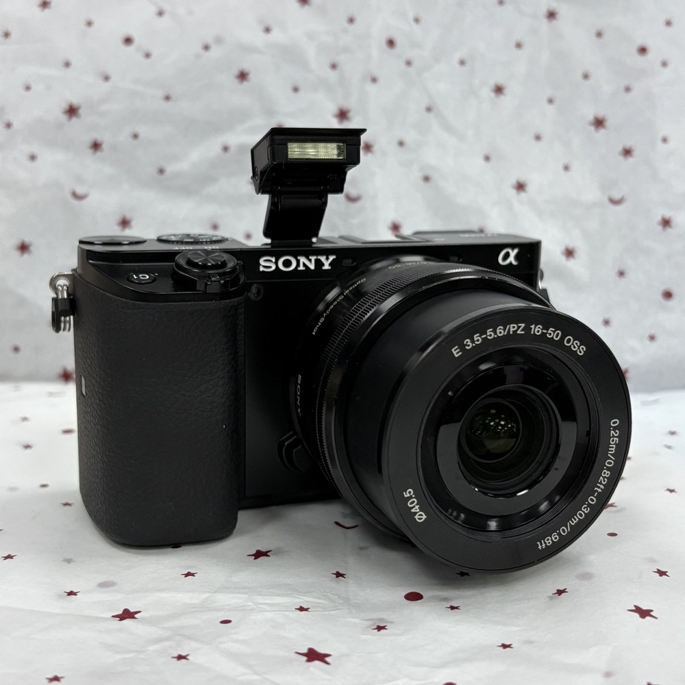 Sony Alpha a6100 24.2MP Mirrorless SLR Digital Camera W/ 16-50mm Lens 90%New