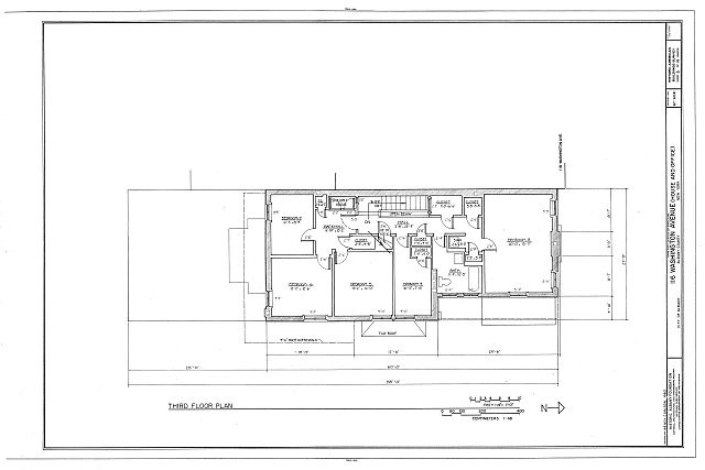116 Washington Avenue (House & Office),Albany,Albany County,NY,New York,HABS,8