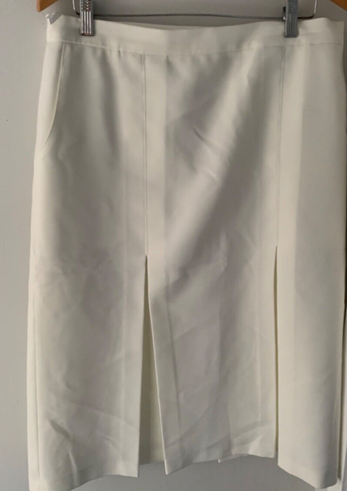 Cream Long Lined Sportswear Skirt W36 L30 for Women