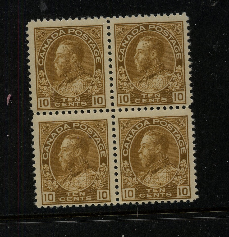 Canada  118  Mint  NH  block  catalog $380.00  RL1211-22