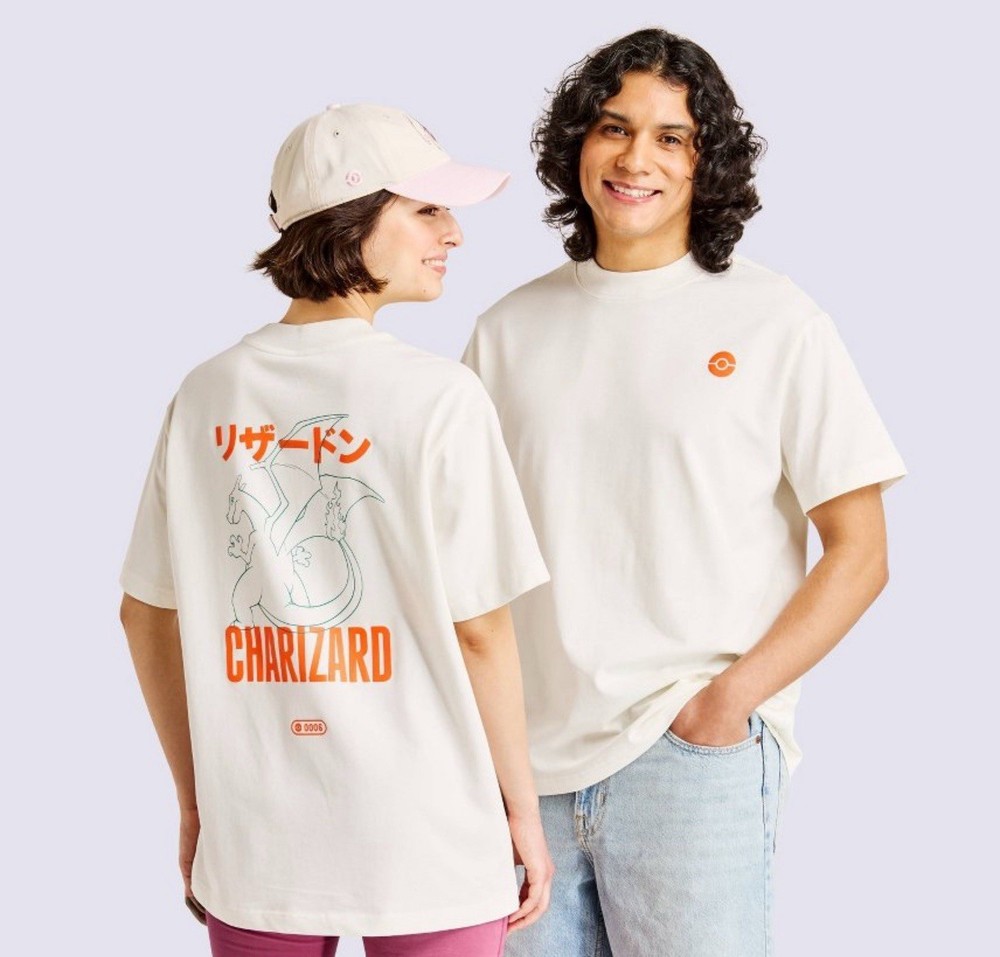 Adult Charizard Graphic Short Sleeve Crewneck T-Shirt - Pokémon x Target XS