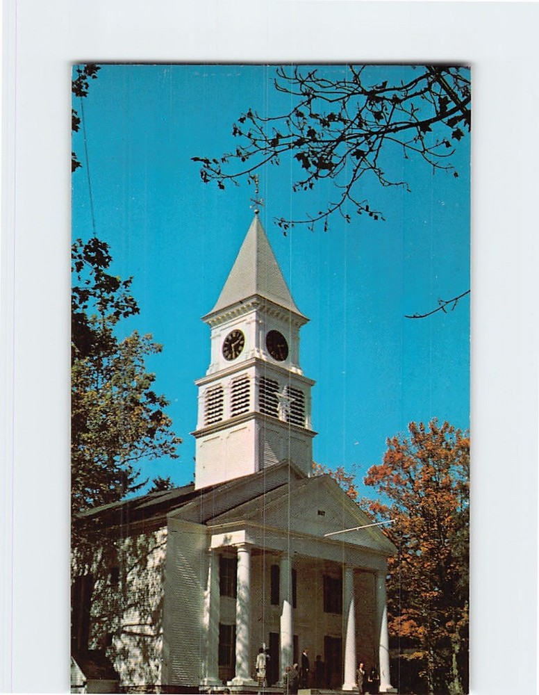 Postcard Central Congregational Church Derry New Hampshire USA