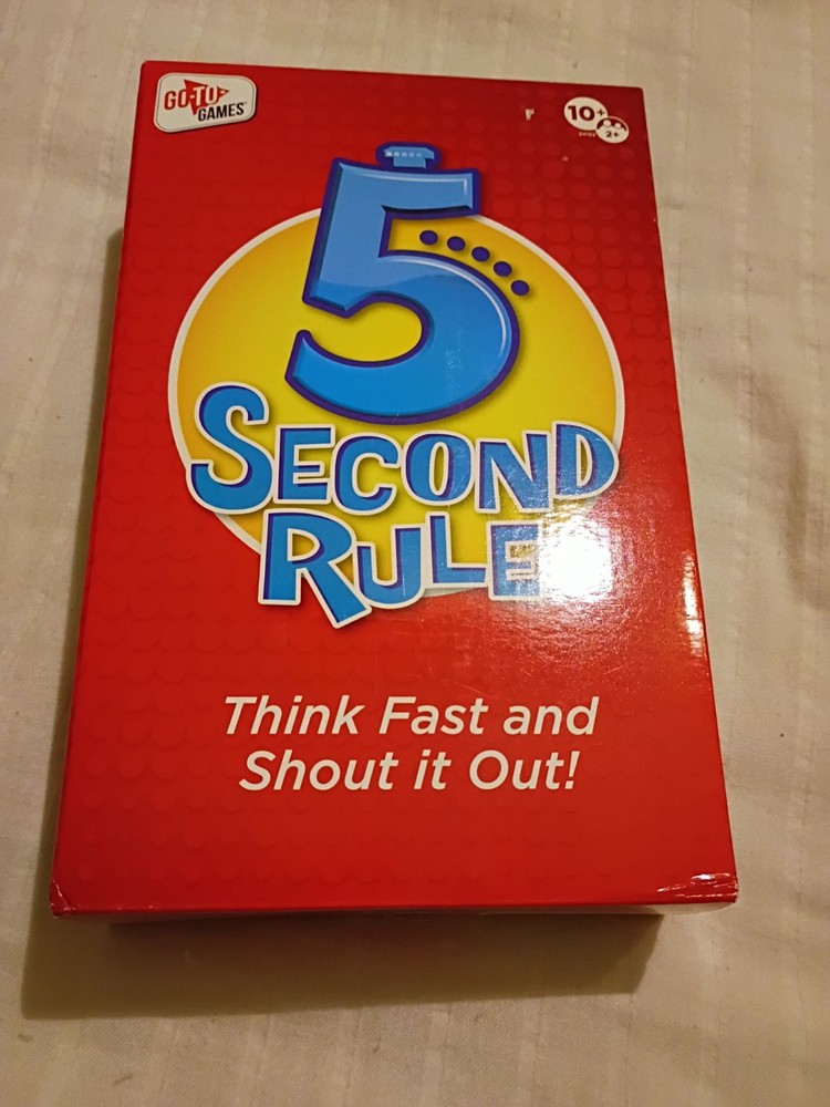 5 Second Rule - Fun Family Games for Kids and Adults Party Kids Travel Game.