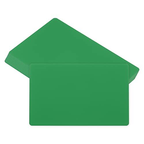 0.21mm Metal Business Cards 50 Pack Blank Name Card Laser Engraving Aluminum ...