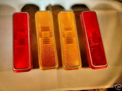 1972-1976 Dodge A B E Body & Truck Side Marker Light Set New OEM Style