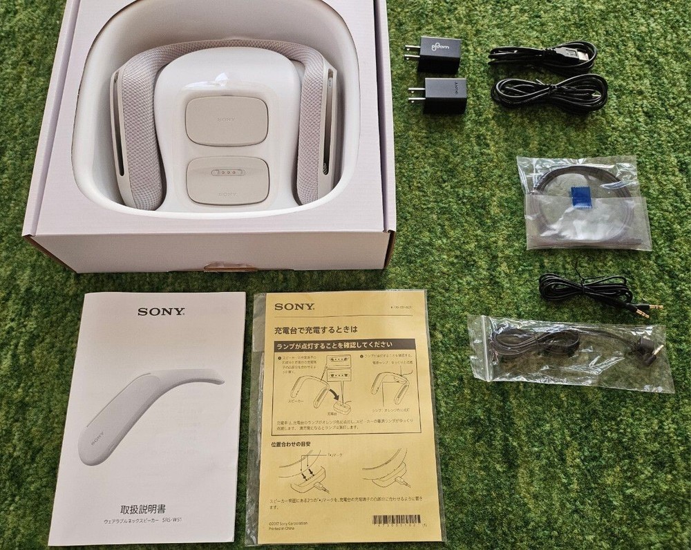 SONY SRS-WS1 Wearable Neck Speaker TV Game Movie Vibration Sound-Linked