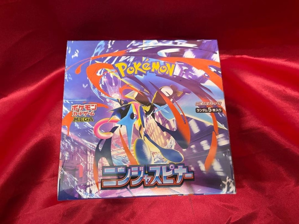 Ninja Spinner Booster Box Japanese Mega Evolution M4 Pokémon w/shrink  /z
