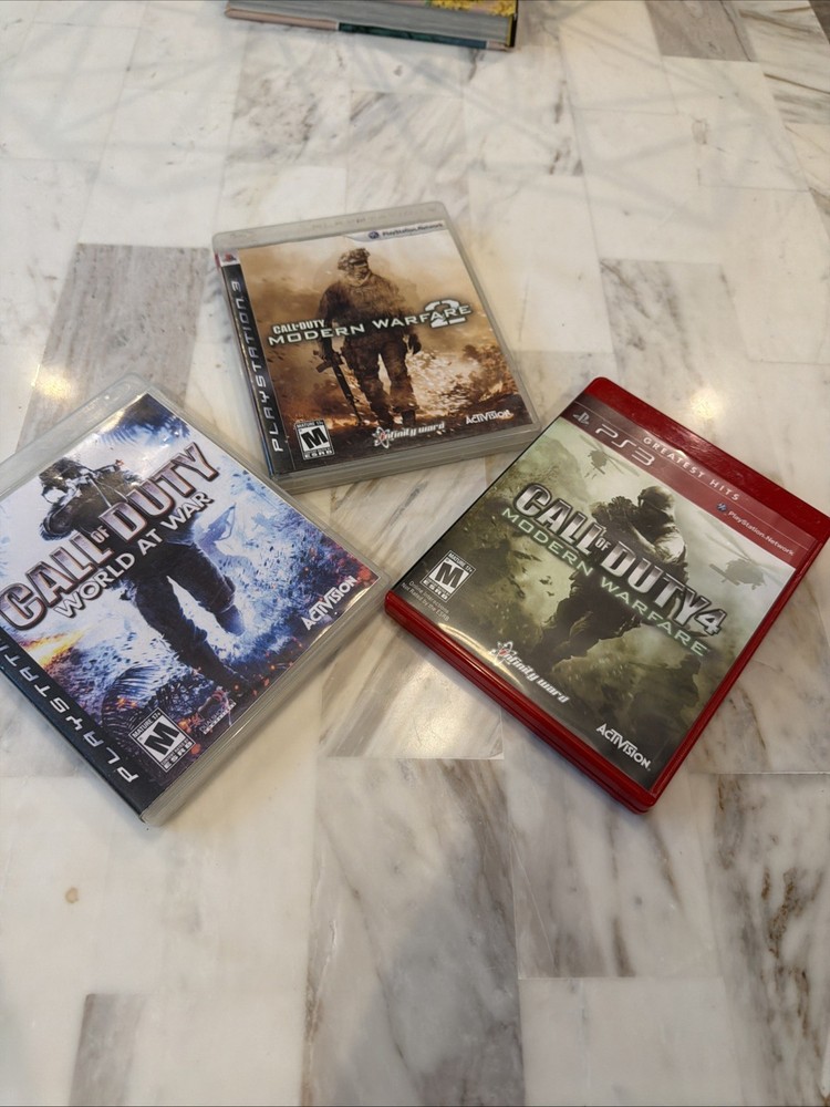 PS3 Call of Duty Bundle 3 Game Lot Modern Warfare Sony PlayStation 3