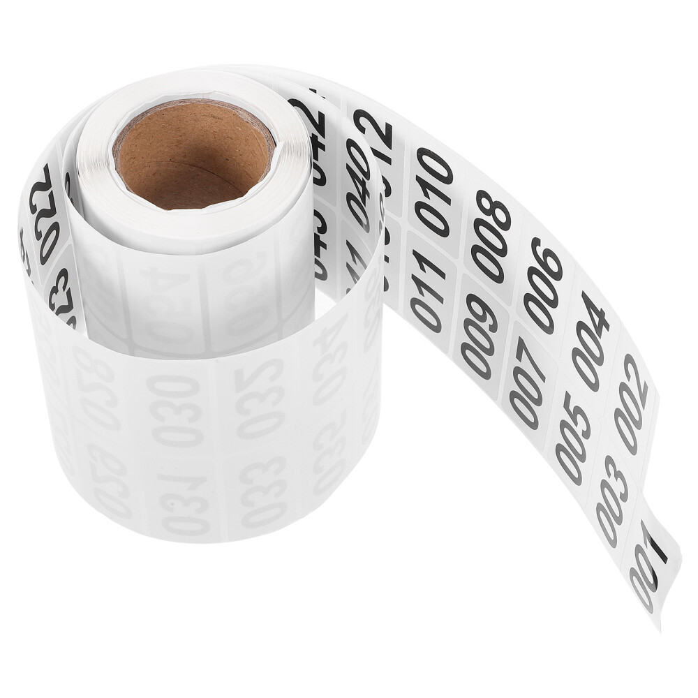 Numbered Filing Label Stickers for Inventory Organization  