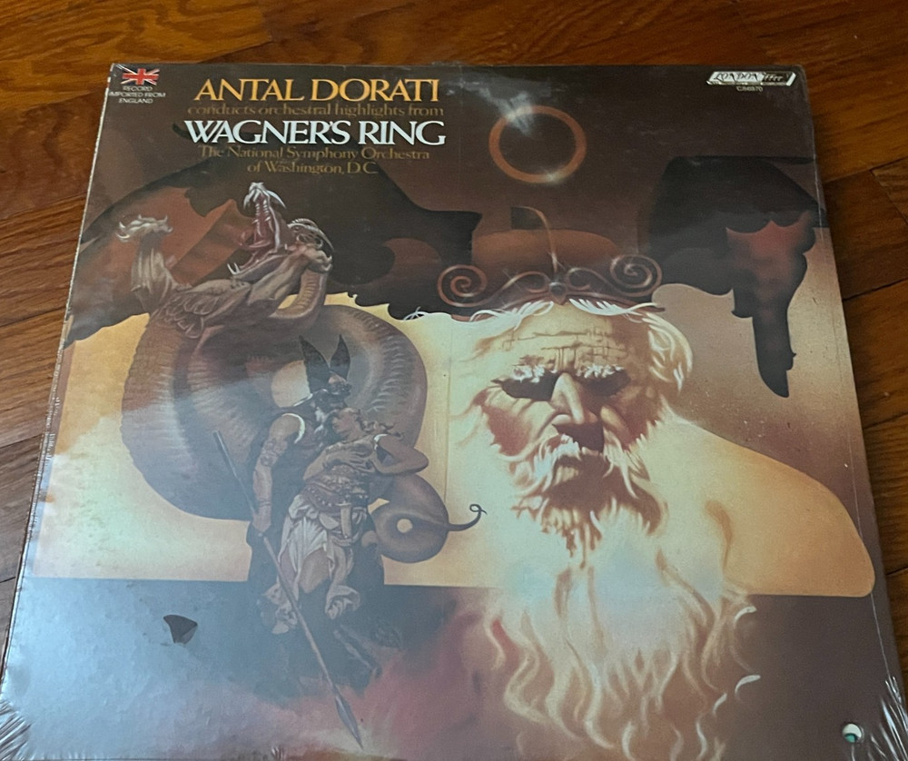 ANTAL DORATI Wagners Ring ORIGINAL 1976  LP London FFRR STILL SEALED