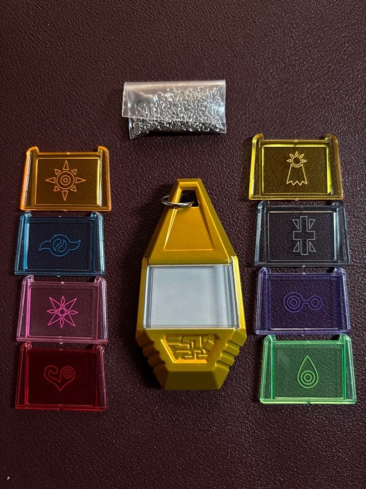Digivice 25th Color Evolution Tag Emblem Chain Used Digimon Adventure