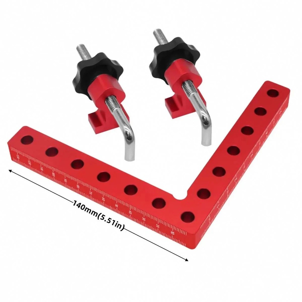 Aluminum Alloy Metal Corner Clamps For Woodworking Positioning 90 Degree 140mm
